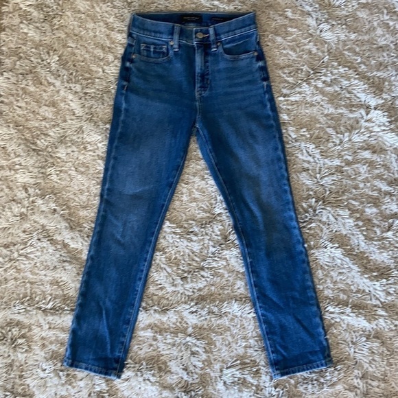 Banana Republic High Rise Slim Denim Jean Petite Women’s Size 6P 4-WAY STRETCH - Picture 3 of 8
